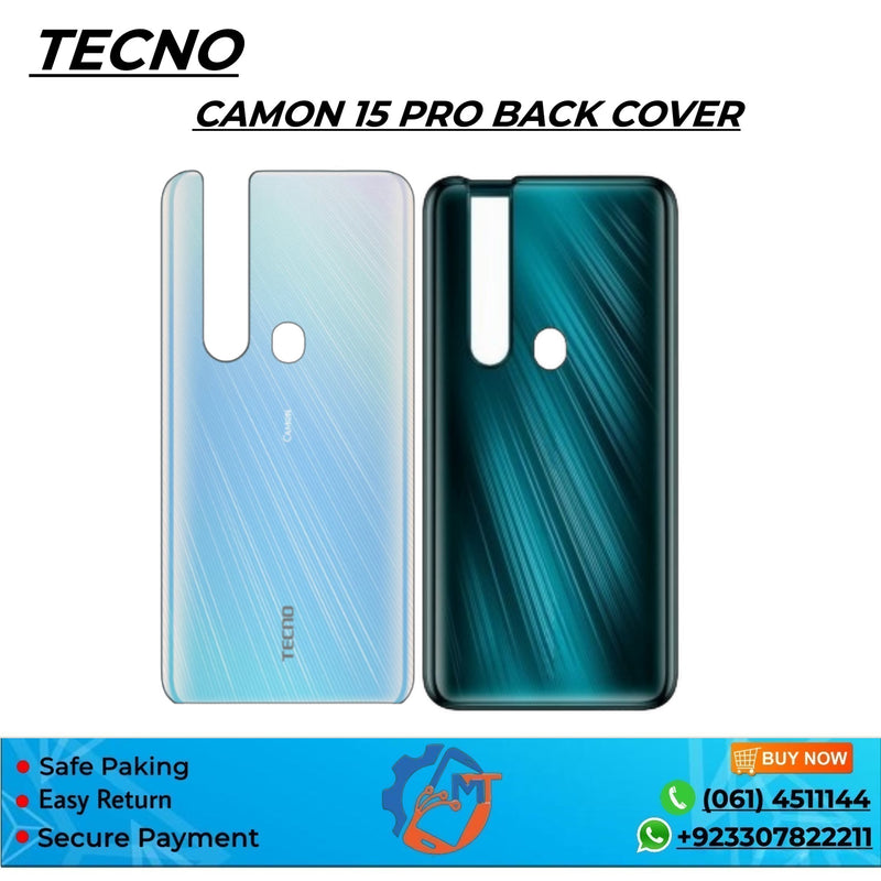 CAMON 15 PRO BACK COVER SKY BLUE