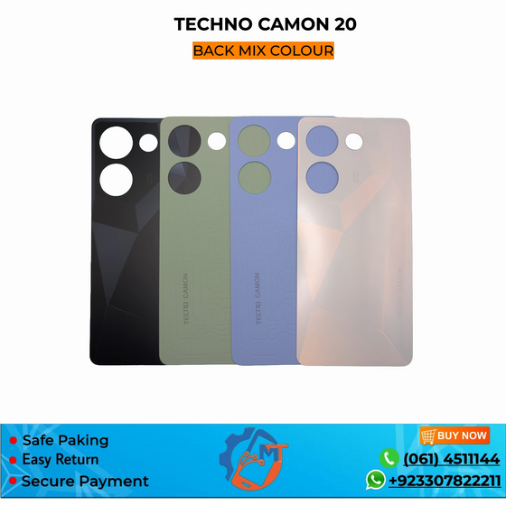 CAMON 20 BACK COVER MIX COLOUR