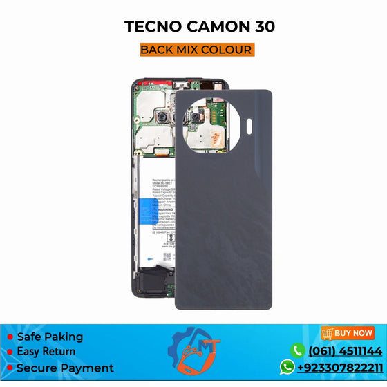 CAMON 30 BACK COVER TECHNO  MIX COLOUR