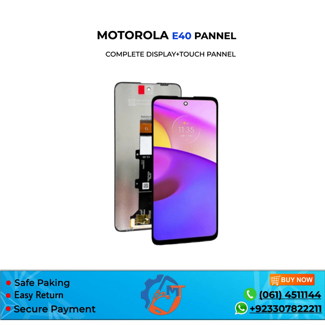 E40 PANNEL MOTOROLLA BLACK