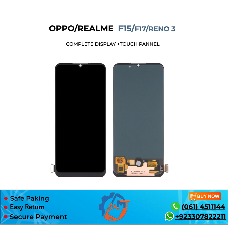 F15/F17/RENO 3 PANNEL BLACK OLED