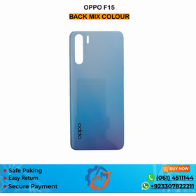F15 BACK COVER OPPO  SKY BLUE