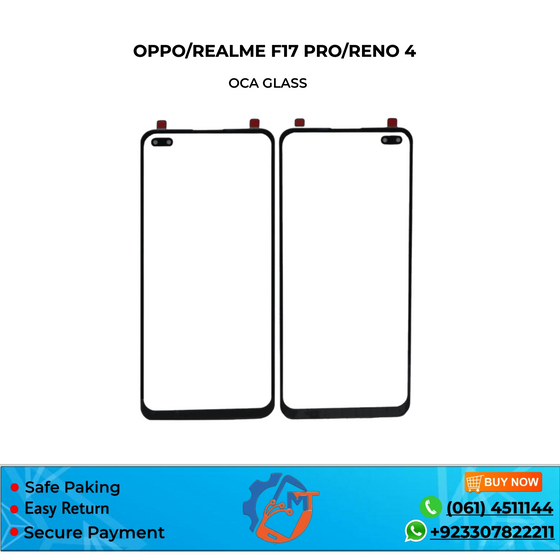 F17 PRO/RENO 4 OCA GLASS OPPO