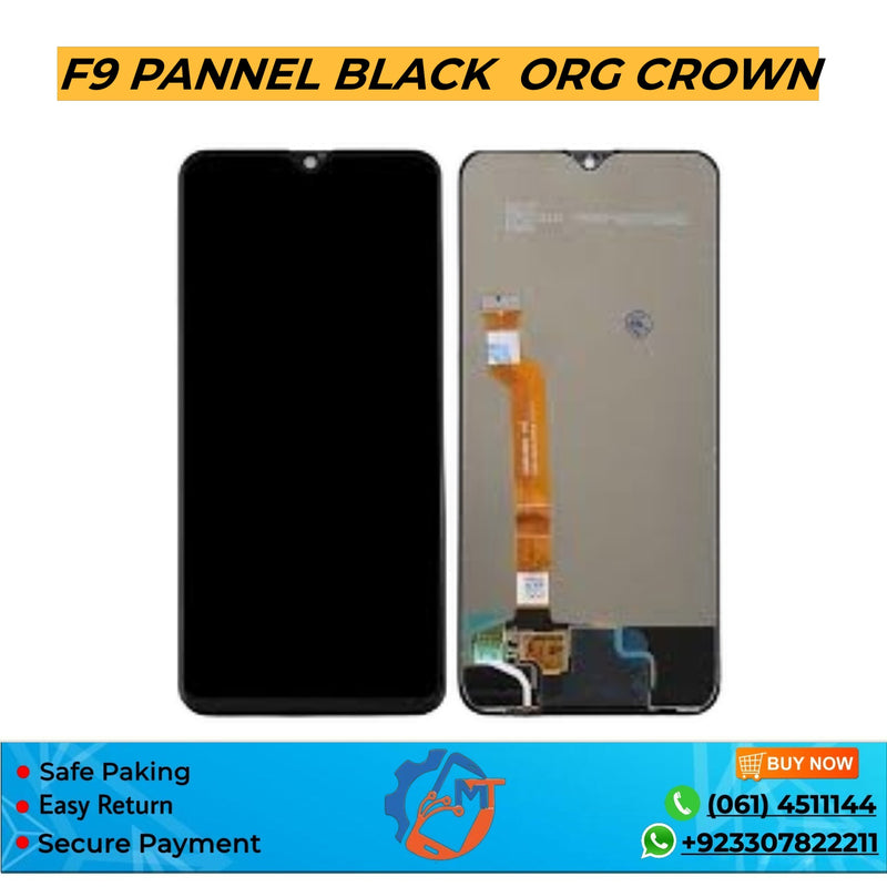 F9 PANNEL BLACK  ORG CROWN