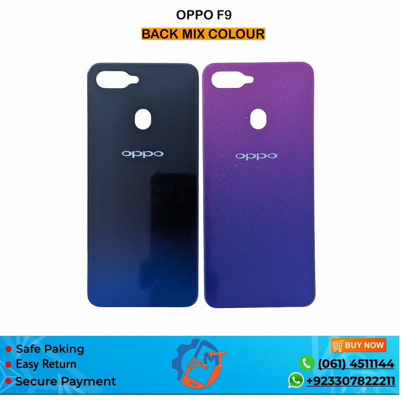 F9 BACK COVER OPPO BLUE