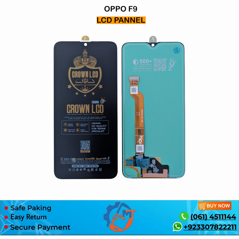 F9 PANNEL BLACK  ORG CROWN