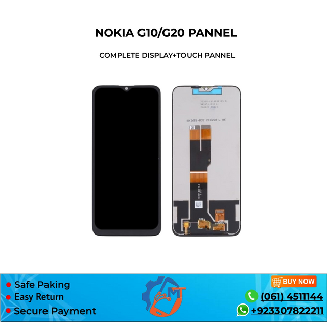 NOKIA G10/G20/ PANNEL BLACK