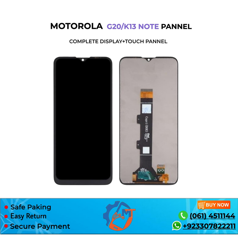 G20/K13 NOTE  PANNEL MOTROLLA BLACK