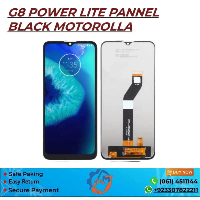G8 POWER LITE PANNEL BLACK MOTOROLLA