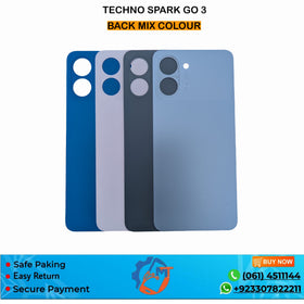 SPARK GO 3 BACK COVER TECHNO MIX COLOUR