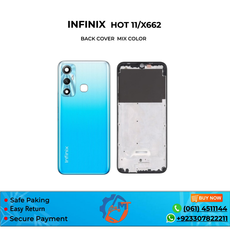 HOT 11/X662 BACK COVER MIX COLOUR