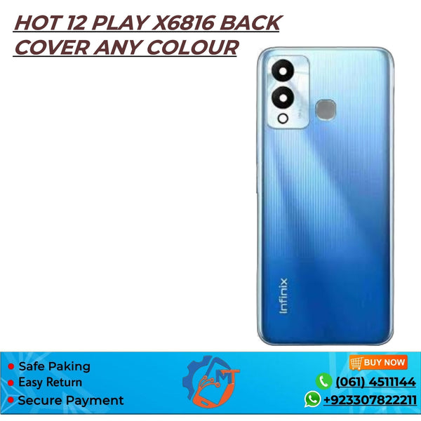 HOT 12 PLAY/X6816 BACK COVER MIX COLOUR