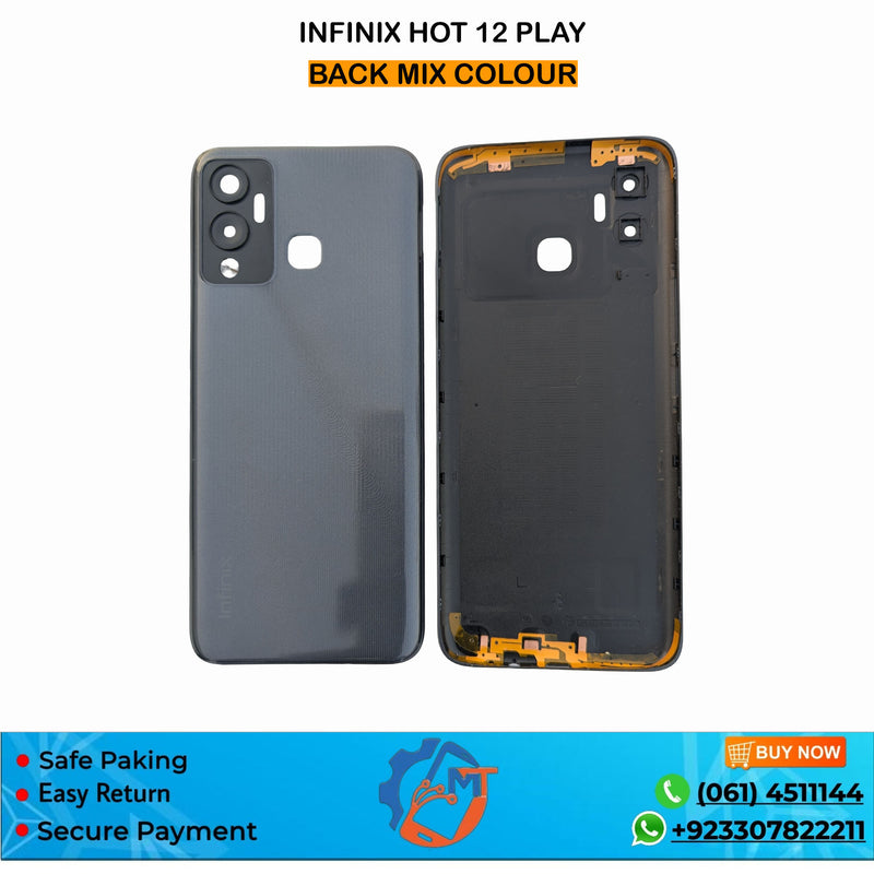 HOT 12 PLAY/X6816 BACK COVER MIX COLOUR