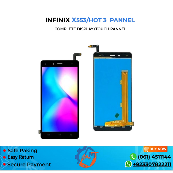 X553/HOT 3 PANNEL INFINIX BLACK