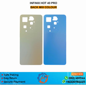 HOT 40 PRO/X6837 BACK COVER MIX COLOUR