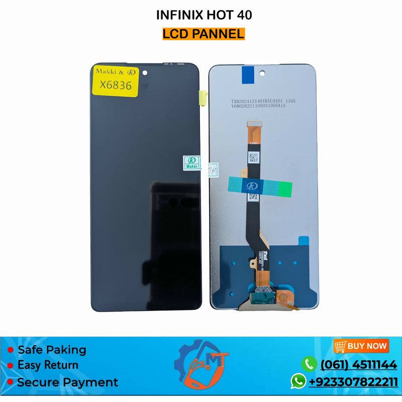 HOT 40 / X6836 PANNEL INFINIX SVC