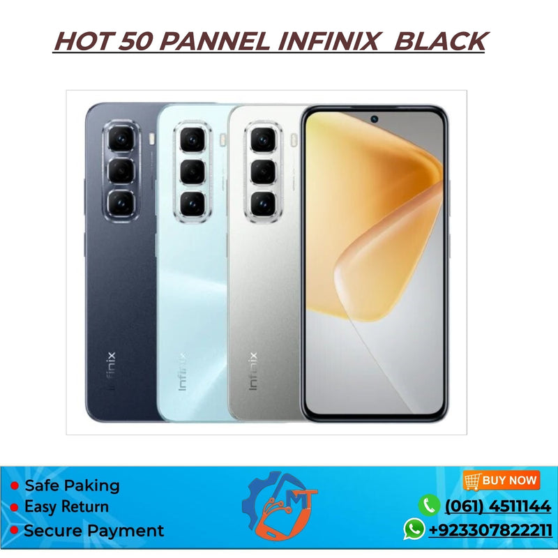 HOT 50 /X6882/SPARK 30  SVC PANNEL INFINIX BLACK