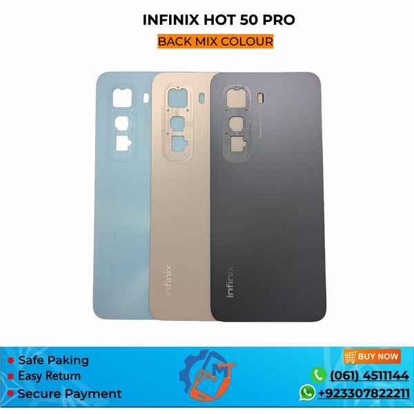 HOT 50 PRO BACK COVER INFINIX MIX COLOUR