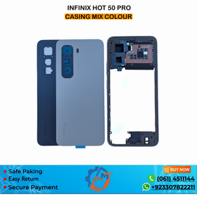 HOT 50 PRO BACK HOUSING INFINIX MIX COLOUR