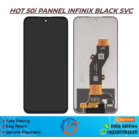 HOT 50i\SMART 9\SPARG GO 2025 PANNEL INFINIX BLACK SVC