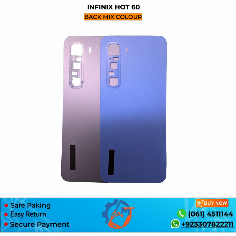 HOT 60 BACK COVER INFINIX MIX COLOUR