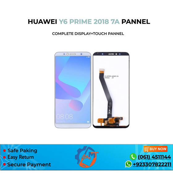 Y6 PRIME 2018/7A PANNEL BLACK