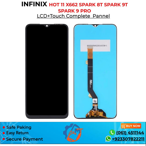 HOT 11/X662/SPARK 8T/SPARK 9T/SPARK 9 PRO PANNEL BLACK