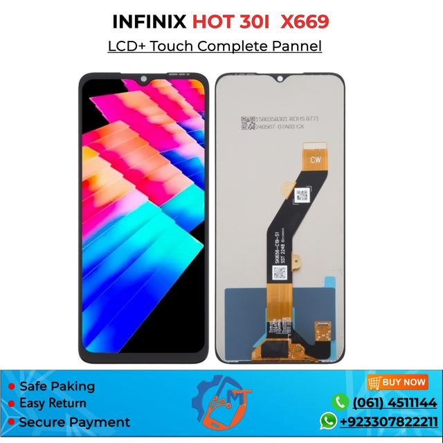 HOT 30I/X669 PANNEL INFINIX BLACK