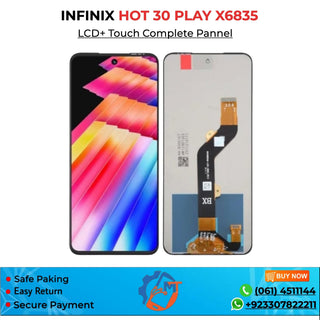 HOT 30 PLAY/X6835 PANNEL INFINIX BLACK