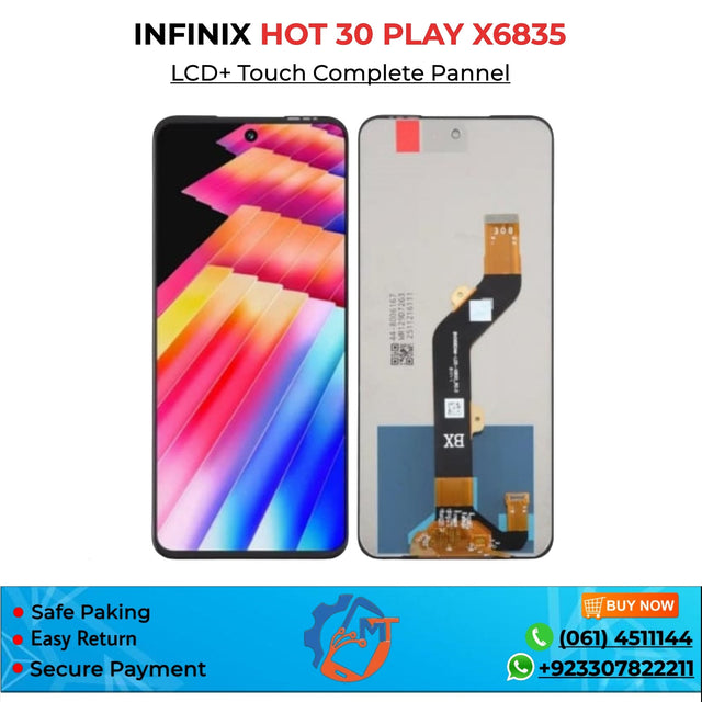 HOT 30 PLAY/X6835 PANNEL INFINIX BLACK