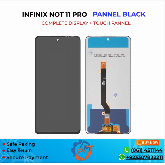 NOTE 11 PRO/X697 PANNEL BLACK