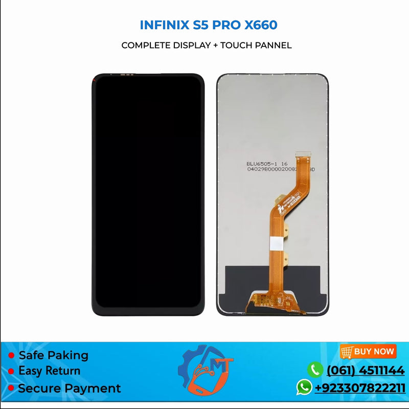 X660/S5 PRO/CAMON 15 PRO PANNEL INFINIX BLACK