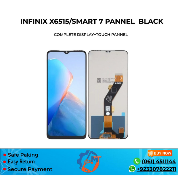 X6515/SMART 7 PANNEL INFINIX BLACK SVC