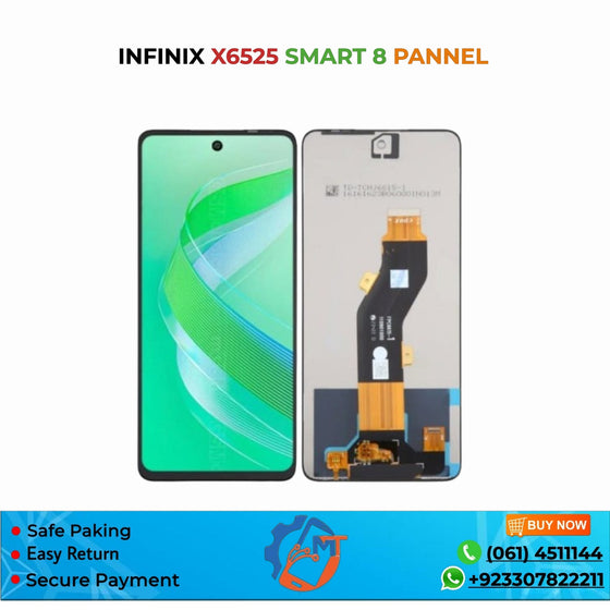 X6525/SMART 8 PANNEL INFINIX BLACK SVC