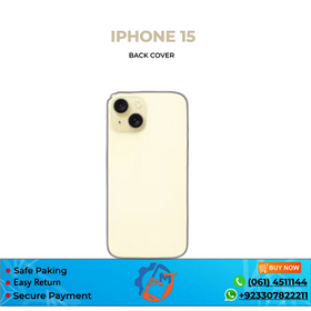 IPHONE 15 BACK COVER YELLOW