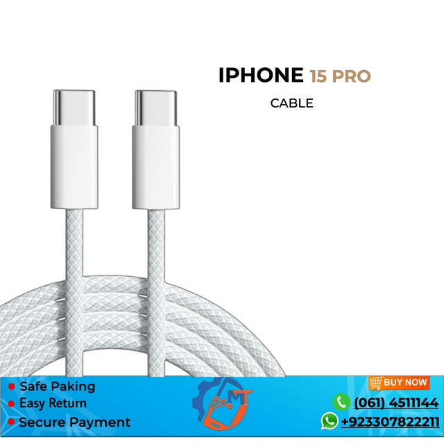 IPHONE 15 PRO CABLE (INT TITAN)