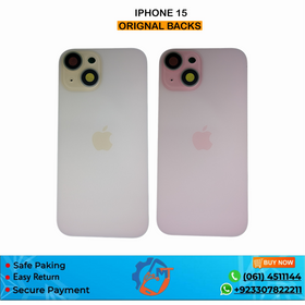 IPHONE 15 100% ORG BACK COVER MIX COLOUR