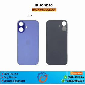 IPHONE 16 BACK COVER MIX COLOUR