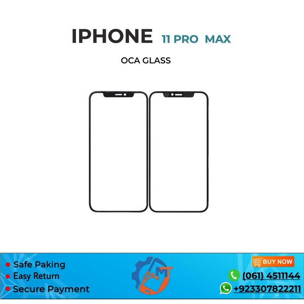 IPHONE 11 PRO MAXX OCA GLASS