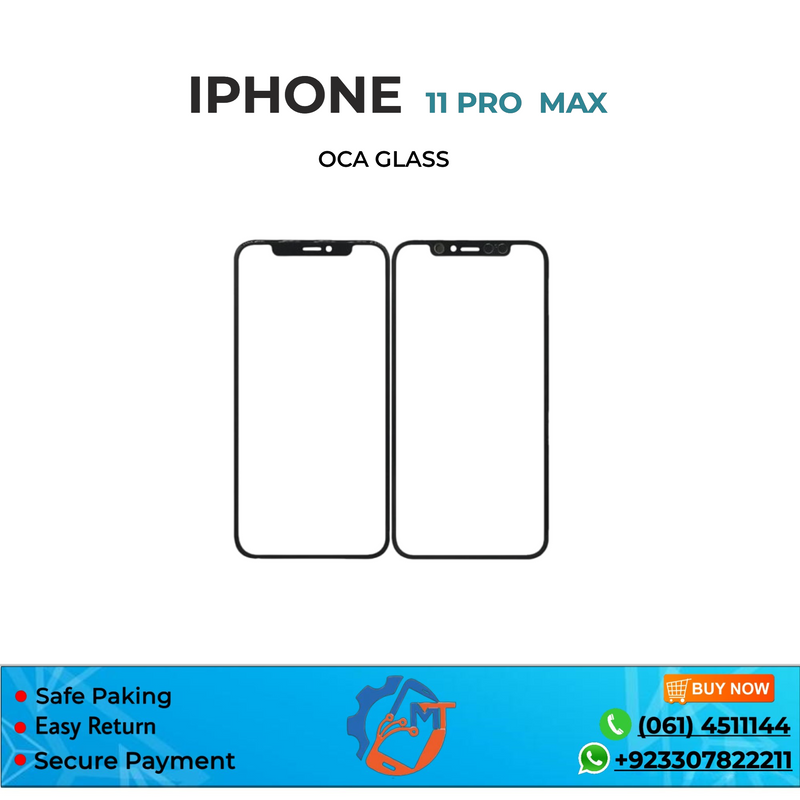 IPHONE 11 PRO MAXX OCA GLASS