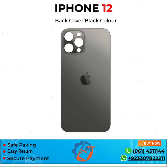 IPHONE 12 BACK COVER BLACK