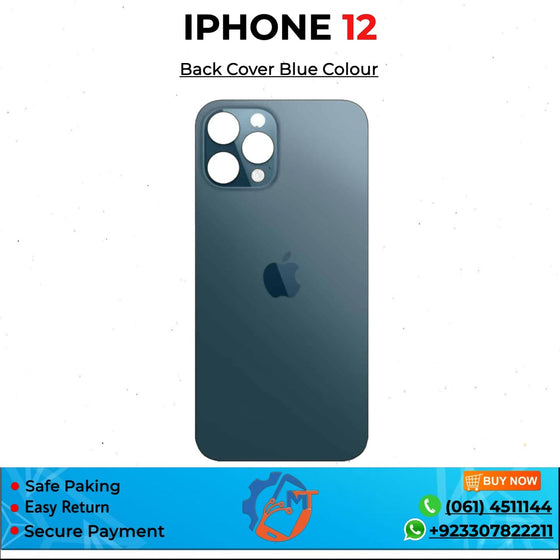 IPHONE 12 BACK COVER BLUE