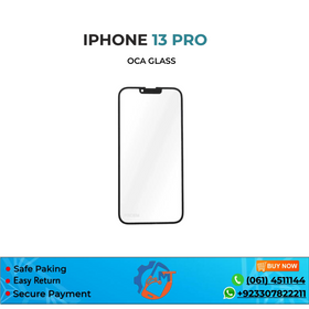 IPHONE 13 PRO OCA GLASS BLACK