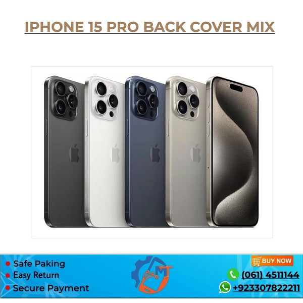 IPHONE 15 PRO BACK COVER BLACK