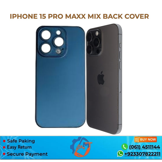 IPHONE 15 PRO MAXX  BACK COVER BLACK