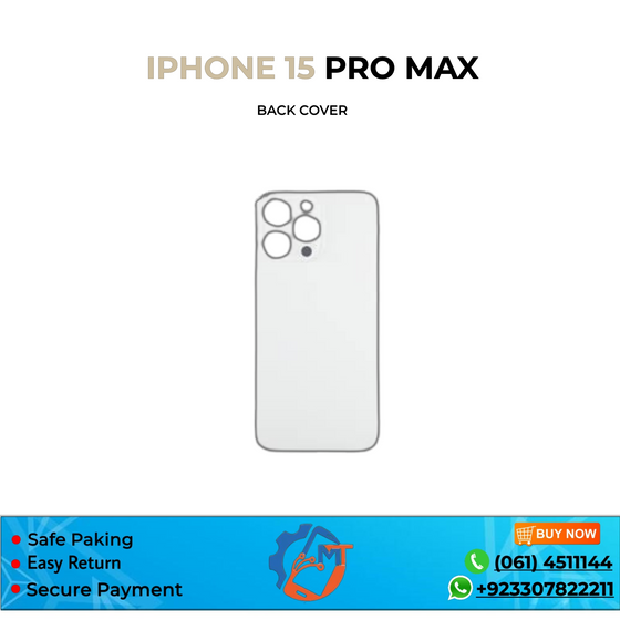 IPHONE 15 PRO MAXX BACK COVER WHITE