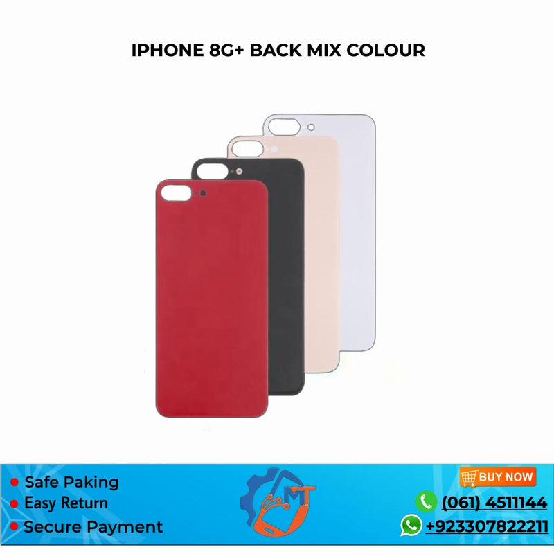 IPHONE 8G+ BACK COVER BLACK