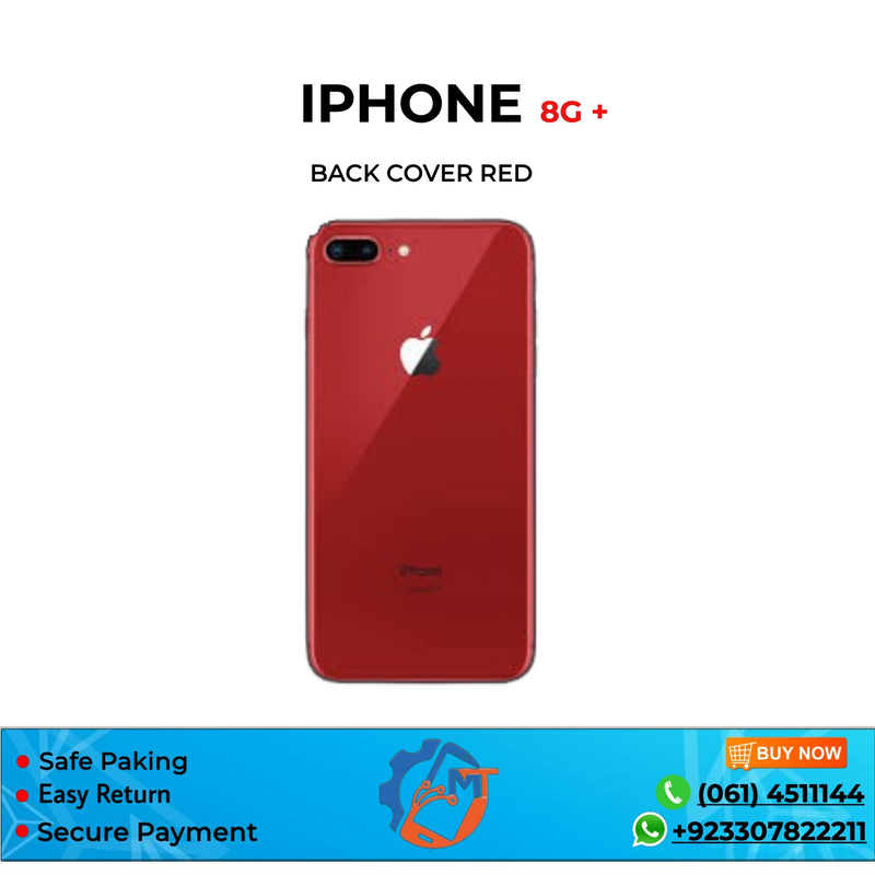 IPHONE 8G+ BACK COVER RED