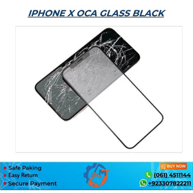 IPHONE X OCA GLASS BLACK