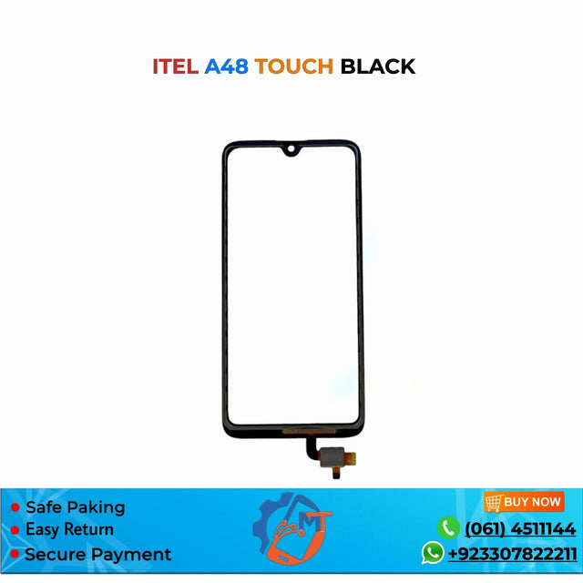 A48 TOUCH ITEL BLACK